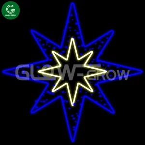 Blue Starburst Light