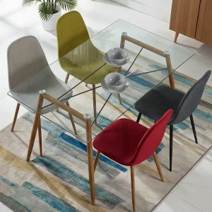 Traditional Saddle Leather Wingback Chair with Tall Back and Elegant Silhouette