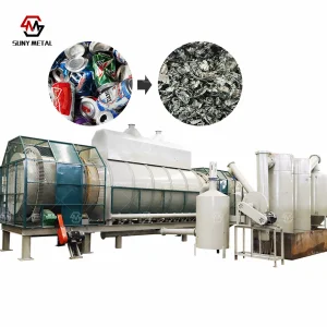 Heavy Duty Paint Cleaning Aluminum Ubc Cans Removing Equipment