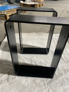 Table Legs Industrial Heavy Duty X Shaped Side Cast Iron Frame Steel Furniture Base Metal Bench Coffee Table Legs for Tables