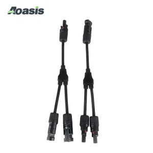 Aoasis PV-Bmy2 Solar 2 to 1 Solar Energy Adapter Cable PV Connector
