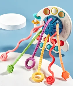 Pull String Silicone Toy