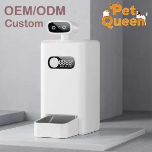 AI Intelligent Pet Feeder Stainless Steel Visual Feeding System App-Controlled Smart Pet Food Bowls Interactive Movement Toys