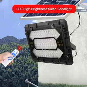 Solar Panel Solar Garden Lights for Roof Balconies Smart Light Sensing Remote Control Adjustment