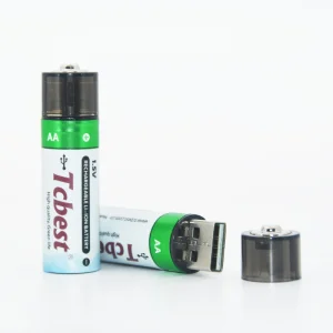 1.5V Type C USB 1100mwh 1500mwh Lithium Rechargeable Battery Li-ion Rechargeable Batteries Lithium Ion Batteries for Electronic Equipments
