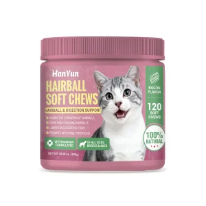 Pet Hairball Support Crunchy Creamy Chews