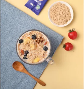 Healthy Green Food Low Fat Barley Crunch Weight Loss Slim Diet Food Breakfast Cereal