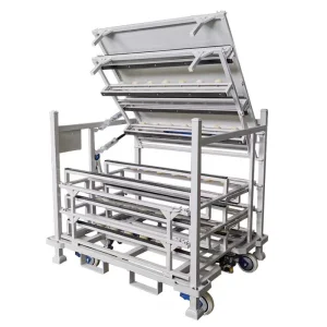 Heavy-Duty Mobile Custom Warehouse Rack Beam Metal Rack for High-End and Sophisticated Products