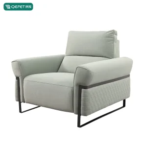 Cadeira de Veludo Verde Luxuosa para Salas de Estar Italianas Modernas