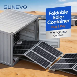 SunEvo BESS Container With 200kW Foldable Solar Panel System Professional Solar Energy Storage Solution For Large Scale Industry