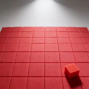 Premium Square Self-Adhesive PVC Pads for Glass Protection