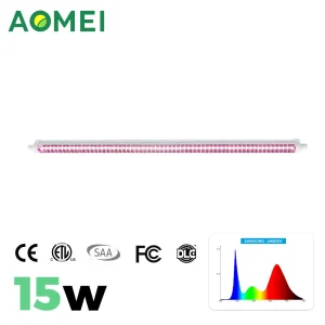 T8 15W Flexible Clip Full Spectrum LED Plant Grow Light for Horticulture Strip Light Commercial Usage