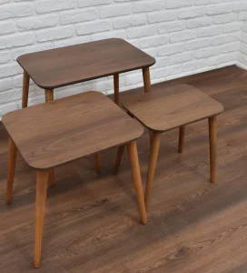 Wooden Nested Coffee Tables