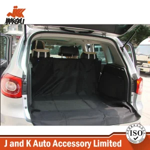 Cargo Liner with Pocket Black Dog Pet Car SUV Trunk Cover