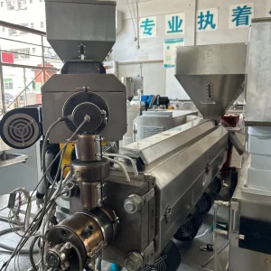 Dual-Extruder Co-Extrusion Line for Color-Striped Multi-Lumen Endotracheal Tubes