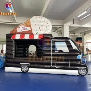 Black Ice Cream Inflatable Tent