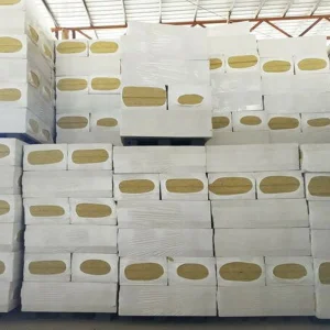 High Density Rockwool Sandwich Panels Plain Type Rock Wool Insulation 75mm Drywall Rock Wool for Sale