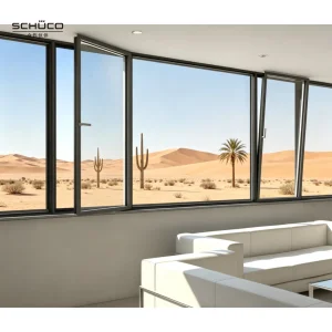 New Design Multi Seal Energy Efficient Aluminium Inward Opening Window for Home Living