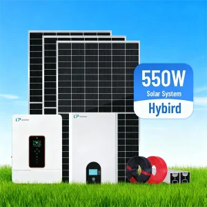 LP 5kWh Home Solar Power Generation System with MPPT Controller and Polycrystalline Silicon Lithium Ion Solar Panels