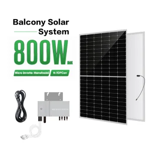 Flexible Balcony On-Grid Solar System Kit