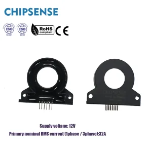 B-type RCD Series Fluxgate Current Sensor for Electric Vehicle Charge Station Base on FR3V PB800