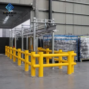 Hsj Traffic Barriers Anti-Collision Warehouse Shelves Guardrail Shelf Guardrail Crash Barrier Crash Column Strong Guardrail