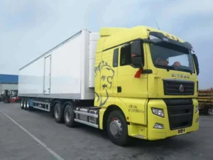 Custom Logo 3 Axles 48FT/53FT Refrigerated Semi Trailer Steel Container for Food Meat Transport Sale Reefer Refrigerated Trailer