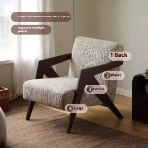 Richard Single Sofa Chair French Mid-Century