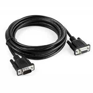 Custom Support RS232 RS485/422 D-SUB 9 Pin Male to D-SUB 9 Pin Female dB9 9pin Male to Female Shielded Extension Data Cables for Data Acquisition Devices