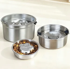 2 in 1 Portable Floating Dog Water Bowl