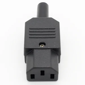 Conector Fêmea Reto Reversível de Alta Qualidade IEC320 C13 Substituir Px0587