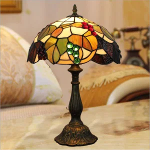 30cm Tiffany Table Lamp European Bedroom Bedside Table Light (WH-TTB-40)