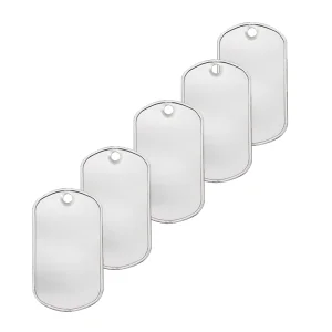 Standard Shape Pet ID Tag Personalized Blank Pendants for Dogs Cats