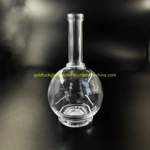 Short Neck Round Square 250ml 350ml 375ml 500ml 700ml 750ml 1000ml Glass Liquor/Spirit/Wine/Brandy/Vodka/Whisky/Gin/Rum Bottle with Lid