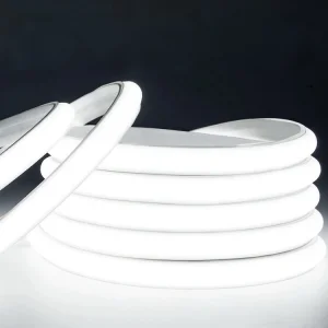 320 LEDs 8mm Wide 10W/m R90 COB IP67 Rated Remote Control USB 6000K Cool White LED Strip Light