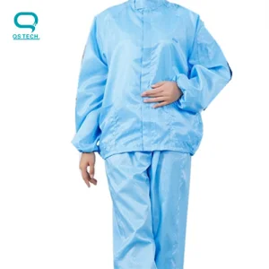 Chaquetas de laboratorio ESD de poliéster uniforme de trabajo ropa de seguridad chaqueta ropa de trabajo para hombres con gorra