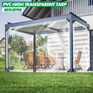 PVC Tarpaulin with Zipper