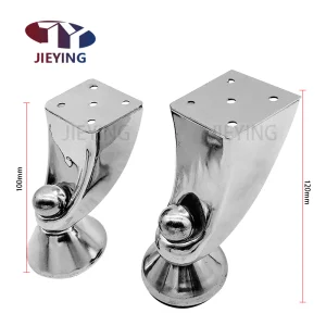 JIEYING Wholesale European Luxury Sofa Frame Hardware Support Foot Sheep Shape Coffee Table Couch Sofa Leg