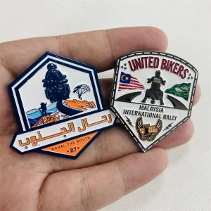 Design Gold Silver Commemorative Coins Enamel Souvenir Zinc Alloy Metal Coin Custom 3D Metal Engraved Challenge Coin Medal