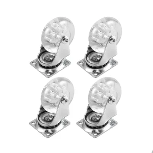 Transparent PU Rolling Casters Wheel