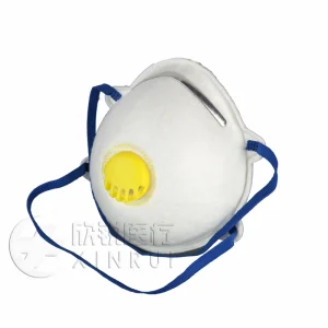 Respirador industrial desechable N95 con válvula