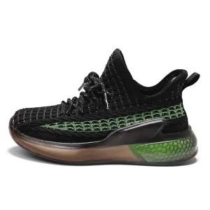 High-Quality Customizable Fly Woven Upper Children Sport Shoes