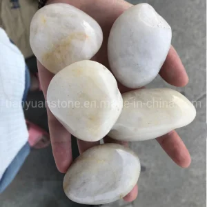 Natural Loose White Pebble Stepping Stone