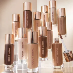 1000pcs Custom logo Matte Liquid Foundation High Quality Matte Vegan Sunscreen Non-Comedogenic