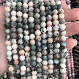 Zebra Stone Beads