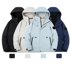 Rain Jacket For Hiking Camping Waterproof Windproof Thickened Windbreaker Custom Unisex Soft Shell Jacket