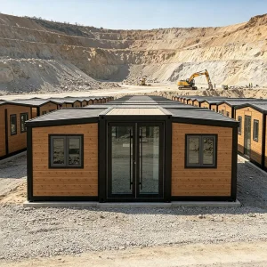 20FT Casa Modular Prefabricada para Comunidade de Casas Pequenas com Layout Inteligente