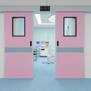 Anti-Pinch Shielding Door