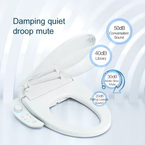 Development Smart Toilet Lid Electric Seat Heating Multi Washing Self Cleaning PP Bidet Smart Toilet Seat Cover
