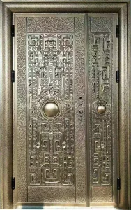 2019 Middle East Cast Aluminum Explosion-Proof Hot Security Steel Door